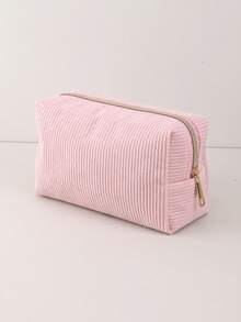 1/2pcs Large Capacity Corduroy Pencil Pouch, Simple Solid Color Pencil Pouch, Essential Supplies For Student Stationery Storage.,Pencil Case,Pencil Pouch,School Bag - Multicolor - View 14