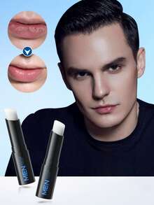 Lip Balm Squalane untuk Pria – Memperbaiki Bibir Kering di Musim Gugur/Dingin - MultiWarna - View 1
