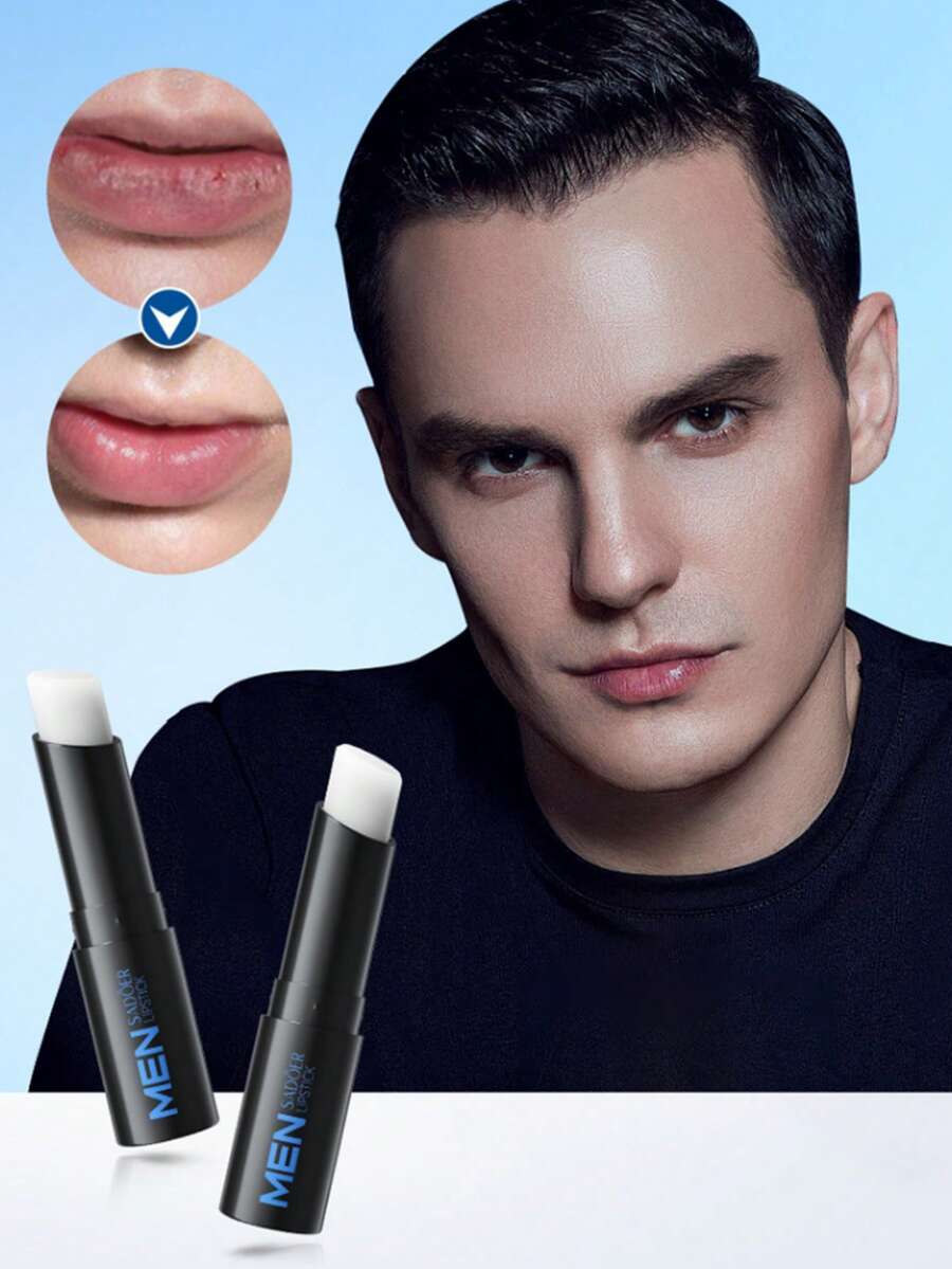 Lip Balm Squalane untuk Pria – Memperbaiki Bibir Kering di Musim Gugur/Dingin - MultiWarna - View 1