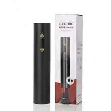1pc Electric Wine Bottle Opener - Ideal For Parties And Wine Enthusiasts - Kitchen Accessory Gift, Wine Opener Gift For Housewarming, Wedding, Father's Day