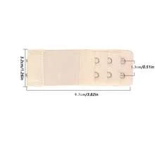 1/2/3pcs Elastic Bra Extender With Hooks, Bra Extension Strap, Ladies' Lingerie Clasps For Bra BandBody Care For Travel,Sport,Outdoor