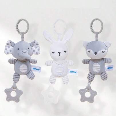 New Baby Stroller Chimes, Infant Toys For Newborns 0-1 Year Old, Baby Music Soothing Car Pendant With Teether