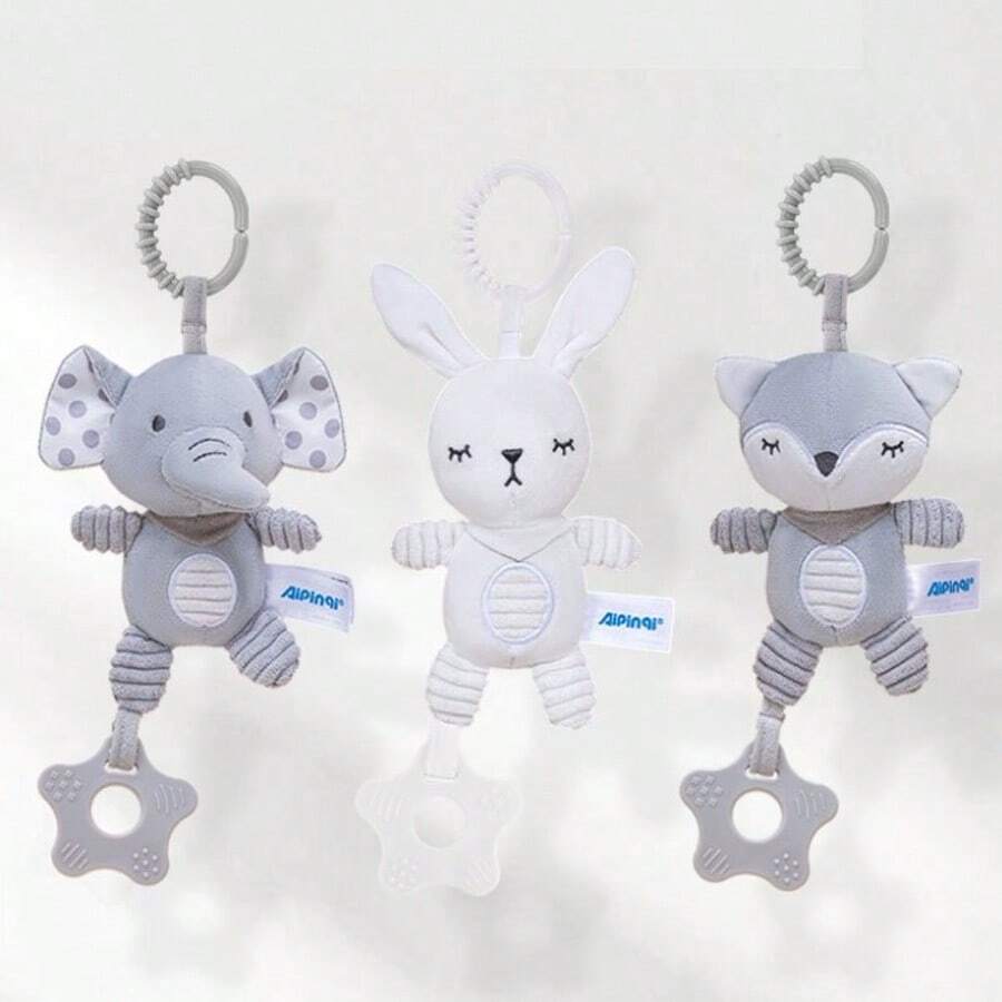 New Baby Wind Chime Toy, Newborn 0-1 Year Old Teething Hanging Toy With Chewable Teether