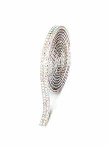 Car Crystal Diamond Stickers Handmade DIY Sparkling Diamonds Car Diamond Decorative Stickers Self-Adhesive Strips
