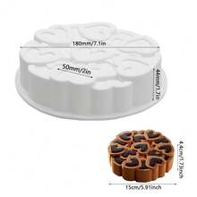 New 6-10 Inches Round Mousse Cake Mold Silicone Molds For Baking DIY Reusable Home Baking Moulds - White - View 19