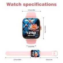MixtataDi Smart Watch, Wireless Calling /Dial, Multi -Sport Mode, Calling Reminder And Rejection, SiMs Reminder, Custom WallpaperFor IOS/Andriod - Ink Black - View 7