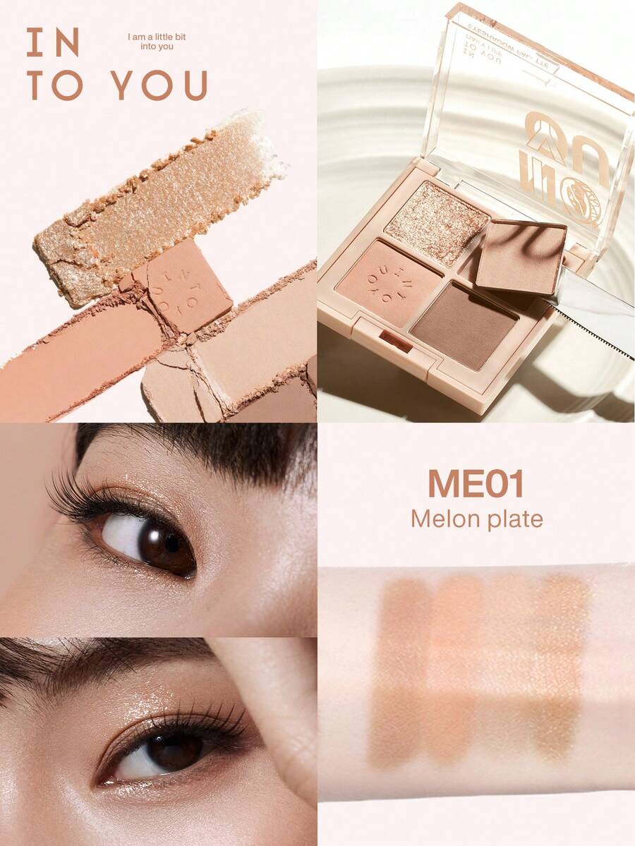 INTO YOU DAILY LIFE EYESHADOW PALETTE ME01, Suitable For Everyday Use