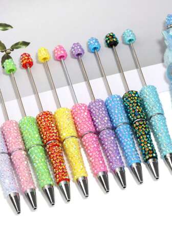 Bolígrafo con rhinestones DIY creativo / Set de rhinestones hechos a mano de alta calidad / Accesorios principales adecuados para aficionados a las manualidades / Regalos de recuerdo para amigos / Accesorios de fotografía para entusiastas