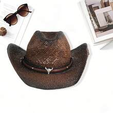 Saddle Up For Fun With Our Chocolate Cowboy Hat - One Size Fits All - Chocolate Color - View 4