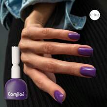 Set di smalti gel per unghie Camila in viola e blu, 6 colori da 14g/15ml ciascuno, tra cui lilla chiaro, azzurro pastello, lavanda estivo, blu ghiaccio, kit per manicure fai-da-te con smalto gel da imbibire, adatto all'uso domestico e per salone di bellezza per le donne.