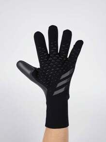1 Pair Football Goalkeeper Gloves, Anti-Slip Breathable Soft Training Gloves With Finger Protection
