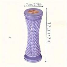 1 pieza Rodillo masajeador de pies de lujo y fácil de usar - 17cm * 7cm/6.7 pulgadas * 2.75 pulgadas, se adapta completamente a todos los tipos de pies, masajeador de pies de PVC para relajación muscular, yoga y soporte del arco, ejercitador de pies para entrenamiento muscular y recuperación de lesiones, equipo de fitness y yoga, adecuado para entrenamiento en casa - Multicolor - Ver 11