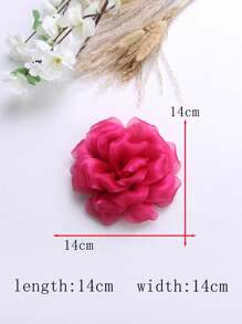 Neue mehrfarbige glänzende satinierte plissierte glitzernde gestreifte strukturierte handgerollte Blume Stoff DIY Kleidungszubehör, Hochzeitskleid Dekorationen