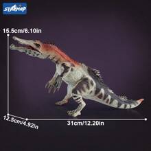 Juego de juguetes de dinosaurios gigantes, grandes juguetes de dinosaurios realistas para niños de 3 a 5 años - Regalos perfectos de dinosaurios para niños en cumpleaños - Figuras de juguete de dinosaurios con detalles pintados a mano - Figuras de dinosaurio gigantes