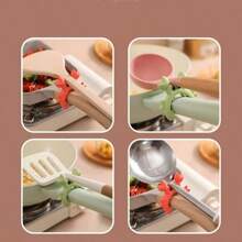 Crab Silicone Wiper Holder, Anti-Scalding Kitchenware Holder - Essential Cooking Accessories, 1 Piece