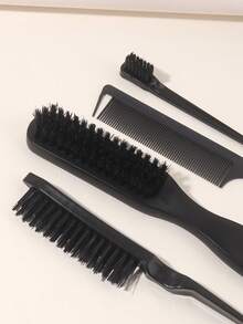 Bộ 4 lược chải tóc Edge Control, lược hai mặt & lược chải viền, lược đuôi chuột chính xác, lược chải răng nhỏ, dụng cụ chăm sóc tóc chuyên nghiệp cho salon dành cho tóc giả, tóc đuôi ngựa, tóc tết, tóc tự nhiên, kiểu tóc vuốt ngược, lược cạnh mềm, lược, lược chải tóc, lược chải cạnh, lược chải tóc, lược chải tóc, lược gỡ rối, lược tròn, lược chải tóc mini, bộ lược chải tóc, lược gỗ, lược, lược chải tóc vuốt ngược, lược chải tóc, lược chải tóc, lược chải tóc, bộ lược chải tóc, lược chải tóc, lược chải tóc mini, lược gỡ rối, sản phẩm chăm sóc tóc, dụng cụ làm tóc, đồ dùng cho tóc, chăm sóc tóc, lược chải tóc xoăn, thợ cắt tóc, phụ kiện cắt tóc, thiết bị làm tóc, đồ dùng thiết yếu khi đi du lịch, kiểu tóc, làm tóc, lược chải tóc, lược chải tóc vuốt ngược, lược tạo kiểu, lược chải tóc xoăn, lược chải cạnh, lược chải tóc, lược chải tóc, bộ lược chải tóc, lược chải tóc, lược cho tóc xoăn, lược gỡ rối, lược chải tóc cho Phụ nữ, Tóc, Du lịch, Sản phẩm chăm sóc tóc, Dụng cụ làm tóc, Đồ dùng cho - màu đen - Xem 3