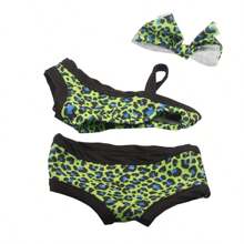 1 pièce Vêtements de poupée, maillot de bain d'été pour poupée bikini, style mode rose/vert, convient aux poupées bébé de 18 pouces, poupées réalistes reborn, convient aux filles de 3 ans et plus, étudiants, accessoires de jouet de poupée, cadeau d'anniversaire, fête de vacances
