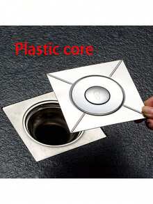 Universal Rounded Edge Floor Drain - Anti-Clogging, Fast Drainage For Bathroom Renovation & New Installation (Stainless Steel) Bathroom Accessories Bathroom Tools - Silver - View 7