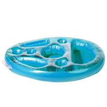 PVC Colorful Beverage Holder, Inflatable Floating Drink Cup Coaster For Pool Party, Swimming Pool Bar Tray