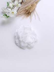 Neue mehrfarbige glänzende satinierte plissierte glitzernde gestreifte strukturierte handgerollte Blume Stoff DIY Kleidungszubehör, Hochzeitskleid Dekorationen