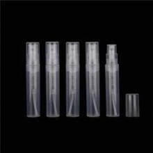 5pcs Transparent Plastic Perfume Spray Bottles - 2ml, 4ml, 5ml Travel Size Fine Mist Refillable Atomizers, Perfume Sample & DIY Packaging Bottles