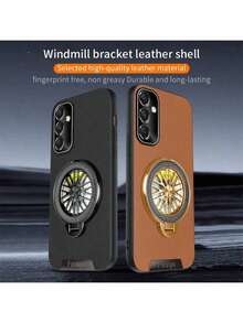 Elite Commuter 奢华复古商务 PU 皮革手机壳，轻巧、防刮、防震，适用于 16、Galaxy A05/A05S/A06/A12/A13/A14/A15/A16/A23/A24/A25/A32/A33/A34/A35/A52/A53/A54/A55/S23/S24、Redmi Note 14、Reno7/10/11/F/12/F - 橘色 - 查看 3