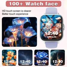 MixtataDi Smart Watch, Wireless Calling /Dial, Multi -Sport Mode, Calling Reminder And Rejection, SiMs Reminder, Custom WallpaperFor IOS/Andriod - Ink Black - View 4