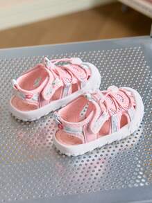 1 par de sandalias deportivas de verano para niños, diseño de moda liviano y transpirable, antideslizante para niños y niñas