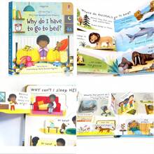 Lachilly Usborne Lift The Flap Very First Questions And Answers Series Book - O que é o amor? Por que precisamos de um penico?/Por que às vezes me sinto bravo?/Por que (às vezes) me sinto triste? Popularização da ciência Livro cognitivo Livros de imagens com abas 3D Educação infantil Livro de inglês para crianças