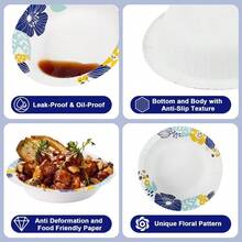 150 Packs Paper Bowls 12 Oz Disposable Bowls Heavy Duty Paper Bowl For Hot Soup And Salad Bulk Bowls For Party And Picnics - 12oz150pack - View 3