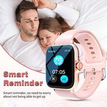 MixtataDi Smart Watch, Wireless Calling /Dial, Multi -Sport Mode, Calling Reminder And Rejection, SiMs Reminder, Custom WallpaperFor IOS/Andriod - Ink Black - View 6