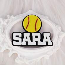 1 peça pingente personalizado esportivo com tema esportivo, pingente Bogg, pingente esportivo personalizado, placa de identificação para jogador esportivo, pingente Bogg - Multicolorido - Ver 14