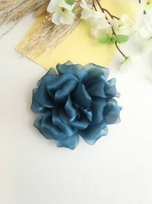 Neue mehrfarbige glänzende satinierte plissierte glitzernde gestreifte strukturierte handgerollte Blume Stoff DIY Kleidungszubehör, Hochzeitskleid Dekorationen
