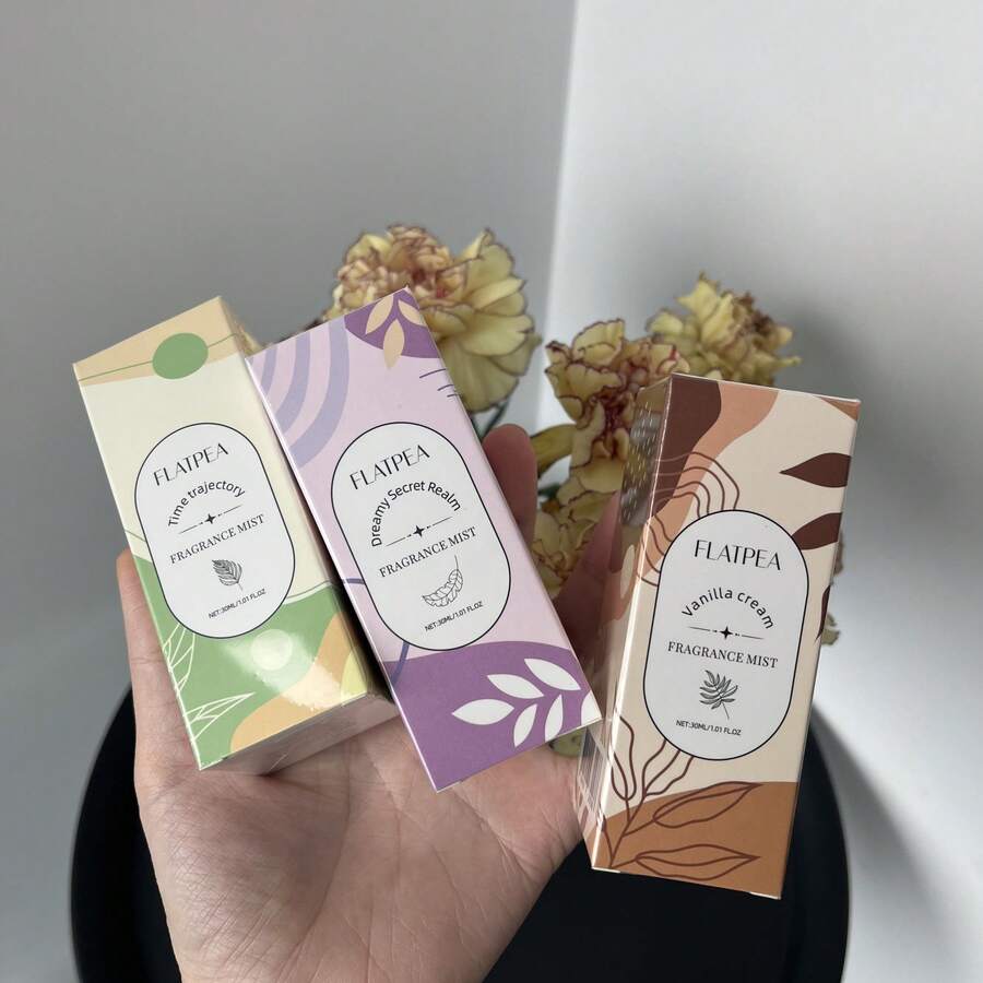 1pcs/2pcs/3pcs Women's Perfume 35ml Mixed Flavor Perfume Vanilla Perfume Cream Coconut Suitable For Daily Date Queue - Gift Box Pack