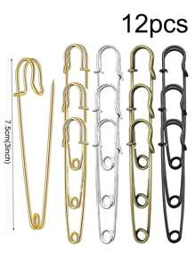 4/5/8/10/12/20Pcs7.5cm Large Pin For Clothes Leather Canvas Blankets Crafts Skirts Kilts