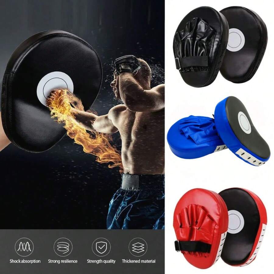 1 Pc Kick Boxing Gloves Training Adults Equipment Pad Punch Target Bag Men MMA PU Karate Muay Thai Free Fight Sanda Boxing Gear - Multicolor - View 1