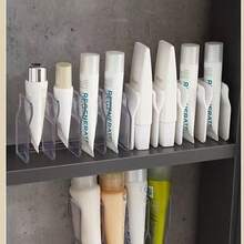 7 One Suport cosmetic multifuncțional transparent pentru bani, cutie de sortare cosmetice pentru masă de toaletă, suport pentru depozitarea pastei de dinți, suport pentru depozitare în baie, baie, masă de toaletă, birou, etc. - Montare pe blat, finisaj lustruit, greutate redusă, nu necesită electricitate, suport independent, capacitate de stocare închisă <3,2 picioare cubice