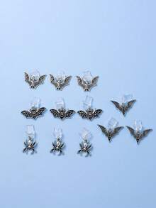 1pc Realistic Zinc Alloy Halloween Accessory, Anti-Dust Plug Compatible With IPhone, Android, Type-C, Resin Style - Clear - View 4