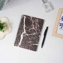 1 Stück ästhetisches Spiralheft, Frauen - Süßes kariertes College-Notizbuch/Heft mit großer Tasche und Futter in 8x5,8 Zoll - perfekt zum Organisieren für Arbeit oder Schule, Schulmaterialien, Rückkehr zur Schule