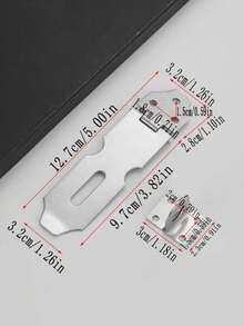 1 件/5 件不锈钢折叠行李锁夹，加强型防盗锁扣