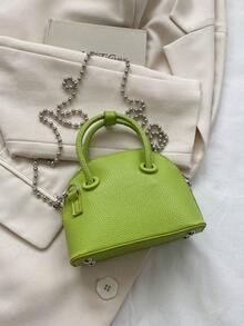 迷你新奇链条贝壳钱包钥匙扣口红盒