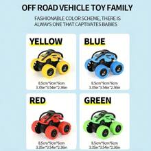 Four Wheel Drive Inertia Off-Road Vehicle - Drop Resistant And Anti Bounce Vehicle - Rolling Stunt Sports Car - Children's Drop Resistant Toy Car - Stunt Rolling Car - Halloween Gift - Christmas Gift - Holiday Gift