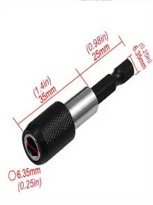 1 pezzo/3 pezzi porta-punte esagonali adattabili rapidi, adattatore portalampada magnetico esteso, adattatore prolunga punta trapano con asta esagonale da 1/4" per punte da avvitatore, portapunte per dadi