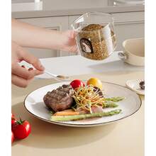 1pc Multi-Compartment High-End Plastic Spice Jars Kitchen Storage Box Organizer Set, Salt Shaker - Multicolor - View 4