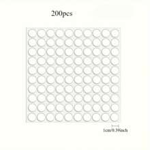 Doppelseitige Klebepunkte, klebrige Knetmasse, abnehmbare Poster-Putty, transparente, wiederverwendbare runde Befestigungssticker, durchsichtiges klebriges Klebeband zum Aufhängen von Bildern und Ballons an der Wand