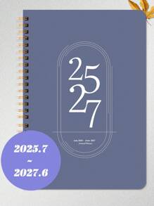 BUBU 2025 Miesięczny Planer/Kalendarz - Miesięczny i Tygodniowy Planer Od Styczeń 2025 Do Grudnia 2025, Spirala Planner Notebook Z Zadaniami Do Zrobienia, Celami, Notatkami, Artykułami Powrót Do Szkoły