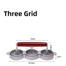 Non-Stick Hamburger Mold With Free Wax Patty Paper Sheets Burger Press Meat Beef Cheese Veggie Burger Maker For Grill Griddle BBQ Barbecue Hamburger Patty Maker With Wax Paper, Aluminum Burger Maker For Kitchen BBQ Grill