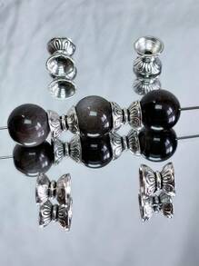 30/100Pcs, Double Sided Lotus Flower Base Accessories.Not Easy To Lose Colour And Allergy.Great For Making Necklaces, Bracelets, Earrings, Beads, Ladies Jewellery.Make Ladies Jewellery With Your Own Characteristics.Beads,Beads For Jewelry Making,Jewelry Making Supplies,Spacer Beads,Bracelet Beads,Beads For Bracelets,Charms,Bead Spacers.Birthday Parties , Adult Craft Supplies.Bead Parts.Decorative Components