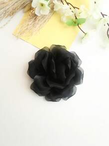 Neue mehrfarbige glänzende satinierte plissierte glitzernde gestreifte strukturierte handgerollte Blume Stoff DIY Kleidungszubehör, Hochzeitskleid Dekorationen