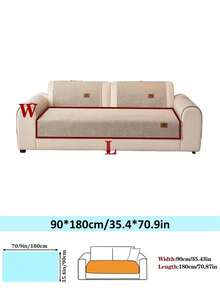 1 husă de canapea boemă de lux, stil clasic, in artificial din poliester avansat, respirabilă, antiderapantă, potrivită pentru animale de companie, lavabilă la mașină sau manual, cu pernă în T și ornamente Tiebu, pentru fotoliu, canapea extensibilă, canapea cu 3 locuri, canapea cu 4 locuri, canapea modulară